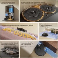 Робот-пылесос Dreame Robot Vacuum L50 Ultra CE RLL53SE (евровилка, черный) - Превью изображения №6 — Интернет-Магазин TECNO.BY
