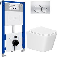 Lauter Square 214903 с кнопкой 219703E (круглая, сатин) Image #2