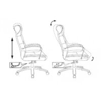 Бюрократ T-9928SL Fabric (серый Italia 26/крестовина металл хром) Image #5