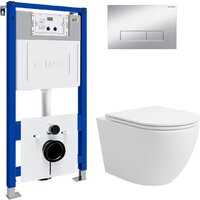 Lauter Vortex 2110830 с кнопкой 219703HD (узкая, сатин)