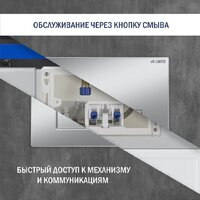 Lauter Vortex 2110830 с кнопкой 219703HD (узкая, сатин) Image #27