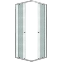 Niagara Eco NG-1008-14QMT 80x80x190 (хром/стекло матовое) Image #2