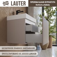 Lauter Тумба с умывальником Melisa 50 (кашемир п/мат/искусственный мрамор) Image #5