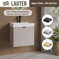 Lauter Тумба с умывальником Melisa 50 (кашемир п/мат/искусственный мрамор) Image #2