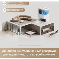 Робот-пылесос Trouver Robot Vacuum S70 Roller White RLZ12SE (евровилка, белый) - Превью изображения №14 — Интернет-Магазин TECNO.BY