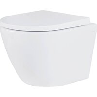 Унитаз подвесной Roxen Antares One Rimless 6 в 1 StounFix Dual Fresh 614314 (оружейная сталь/металл) - Превью изображения №6 — Интернет-Магазин TECNO.BY