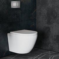 Унитаз подвесной Roxen Antares One Rimless 6 в 1 StounFix Dual Fresh 614314 (оружейная сталь/металл) - Превью изображения №12 — Интернет-Магазин TECNO.BY