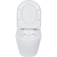 Унитаз подвесной Roxen Antares One Rimless 6 в 1 StounFix Dual Fresh 614314 (оружейная сталь/металл) - Превью изображения №9 — Интернет-Магазин TECNO.BY