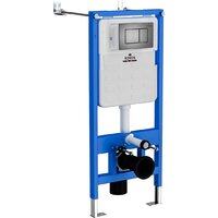 Унитаз подвесной Roxen Antares One Rimless 6 в 1 StounFix Dual Fresh 614314 (оружейная сталь/металл) - Превью изображения №3 — Интернет-Магазин TECNO.BY
