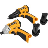 Deko SET 063-4107 (шуруповерт, винтоверт, 2 АКБ, кейс) Image #4