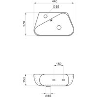 Lavinia Boho Bathroom Sink Slim 33311067 Image #6
