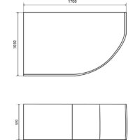 Lauter Geneva 170x105 2103170L (с каркасом и сифоном 21Y11022 белый) Image #16