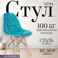 Mio Tesoro Элма (темно-синий/дерево)