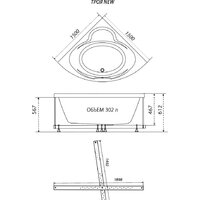 Ванна Triton ТРОЯ 150x150 - Превью изображения №7 — Интернет-Магазин TECNO.BY