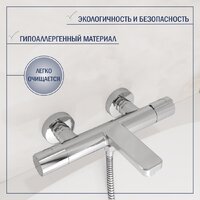 Смеситель Lauter Temp 21YH50427-4 с лейкой Living Serene 21S00103 - Превью изображения №4 — Интернет-Магазин TECNO.BY