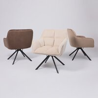 AksHome Virginia (кремовый велюр HCJ-3/черный) Image #4