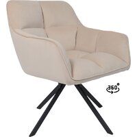 AksHome Virginia (кремовый велюр HCJ-3/черный)