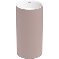 Wellsee Chalice Perfection 230623000 (отдельностоящий, без отверстия под смеситель, цвет матовый светло-розовый/глянцевый белый) Image #1