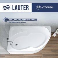 Lauter Geneva 170x105 2103170L (с каркасом и сифоном 21Y11021 матовый черный) Image #3