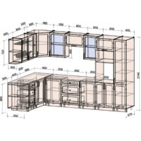 Интерлиния Тренд 1.88x3.2 ВТ левая (пепел/пепел/опал светлый) Image #5