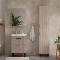  Volna Тумба под умывальник Lotty 60.2Y Миранда (латте, напольная) - Превью изображения №7 — Интернет-Магазин TECNO.BY