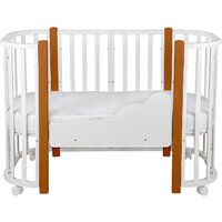 Indigo Baby Lux 3 в 1 (белый/натуральные стойки) Image #4