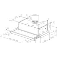 Кухонная вытяжка Faber Flox Glass BK A50 315.0567.355 - Превью изображения №2 — Интернет-Магазин TECNO.BY