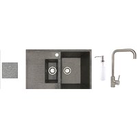 БелЭворс Forma R + смеситель W4998-4 + дозатор L405-1 (серый)