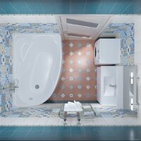 Ванна Triton Кайли 150x100R (с каркасом, экраном и сифоном) - Превью изображения №4 — Интернет-Магазин TECNO.BY