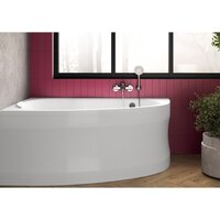Ванна Bonito Home Emilia 140x90 R BH-EM-103-140P/St+BH-EM-140L/P (с ножками и экраном) - Превью изображения №4 — Интернет-Магазин TECNO.BY