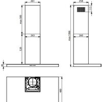 Falmec Luce Design 90 800 м3/ч (черный) Image #4