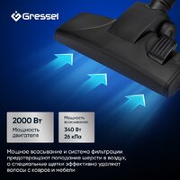 Пылесос Gressel GVC-6202 - Превью изображения №6 — Интернет-Магазин TECNO.BY