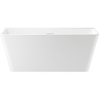 Wellsee Graceful Pro 140x74 230901002 (отдельностоящая ванна белый глянец, экран, ножки, сифон-автомат глянцевый белый) Image #1