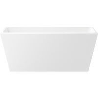 Wellsee Graceful Pro 140x74 230901002 (отдельностоящая ванна белый глянец, экран, ножки, сифон-автомат глянцевый белый) Image #3