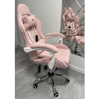 Игровое (геймерское) кресло Calviano Nero (pink plush) - Превью изображения №12 — Интернет-Магазин TECNO.BY