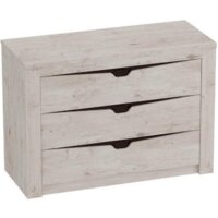 Мебельград Соренто с 3 ящиками (дуб бонифаций-кофе структурный матовый)