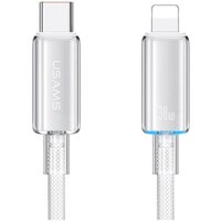 Usams US-SJ659 USB Type-С - Lightning (1.2 м, белый)