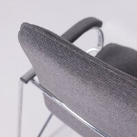 AksHome Samba AKS-1 (Leto 68 темно-серая ткань, мягкие подлокотники) Image #12