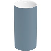 Wellsee Chalice Perfection 230621000 (отдельностоящий, без отверстия под смеситель, цвет матовый светло-синий/глянцевый белый)