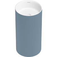 Wellsee Chalice Perfection 230621000 (отдельностоящий, без отверстия под смеситель, цвет матовый светло-синий/глянцевый белый) Image #2