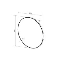 Wellsee Зеркало 7 Rays' Spectrum 172200060, 80 х 80 см Image #9
