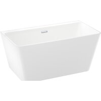 Wellsee Graceful Pro 140x74 230901001 (отдельностоящая ванна белый глянец, экран, ножки, сифон-автомат хром) Image #2