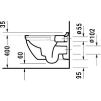 Унитаз подвесной Duravit Starck 2527090000 - Превью изображения №4 — Интернет-Магазин TECNO.BY