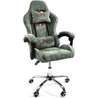 Игровое (геймерское) кресло Calviano Nero (green plush) - Превью изображения №2 — Интернет-Магазин TECNO.BY