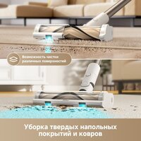 Пылесос Dreame Cordless Vacuum Cleaner R10s VZV22A (евровилка, белый) - Превью изображения №8 — Интернет-Магазин TECNO.BY