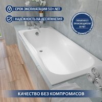 Lauter Regina 21014171 170x80 с сифоном 21Y11021 (матовый черный) Image #7