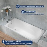 Lauter Regina 21014171 170x80 с сифоном 21Y11021 (матовый черный) Image #6