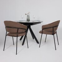 Алвест AV 433 (шоколадный бархат Confetti chocolate/черный) Image #4