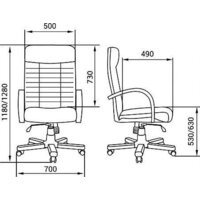 AksHome Атлант экстра (орех светлый, кожа черная) Image #12