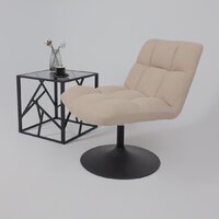 AksHome Grande (песочная ткань Linen Fabric-3/черный) Image #4